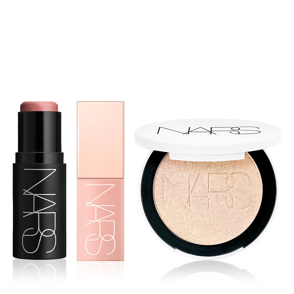 NARS - THE FOREVER CLASSIC BUNDLE - Çok Amaçlı Stik Allık & Likit Allık & Aydınlatıcı Pudra Seti